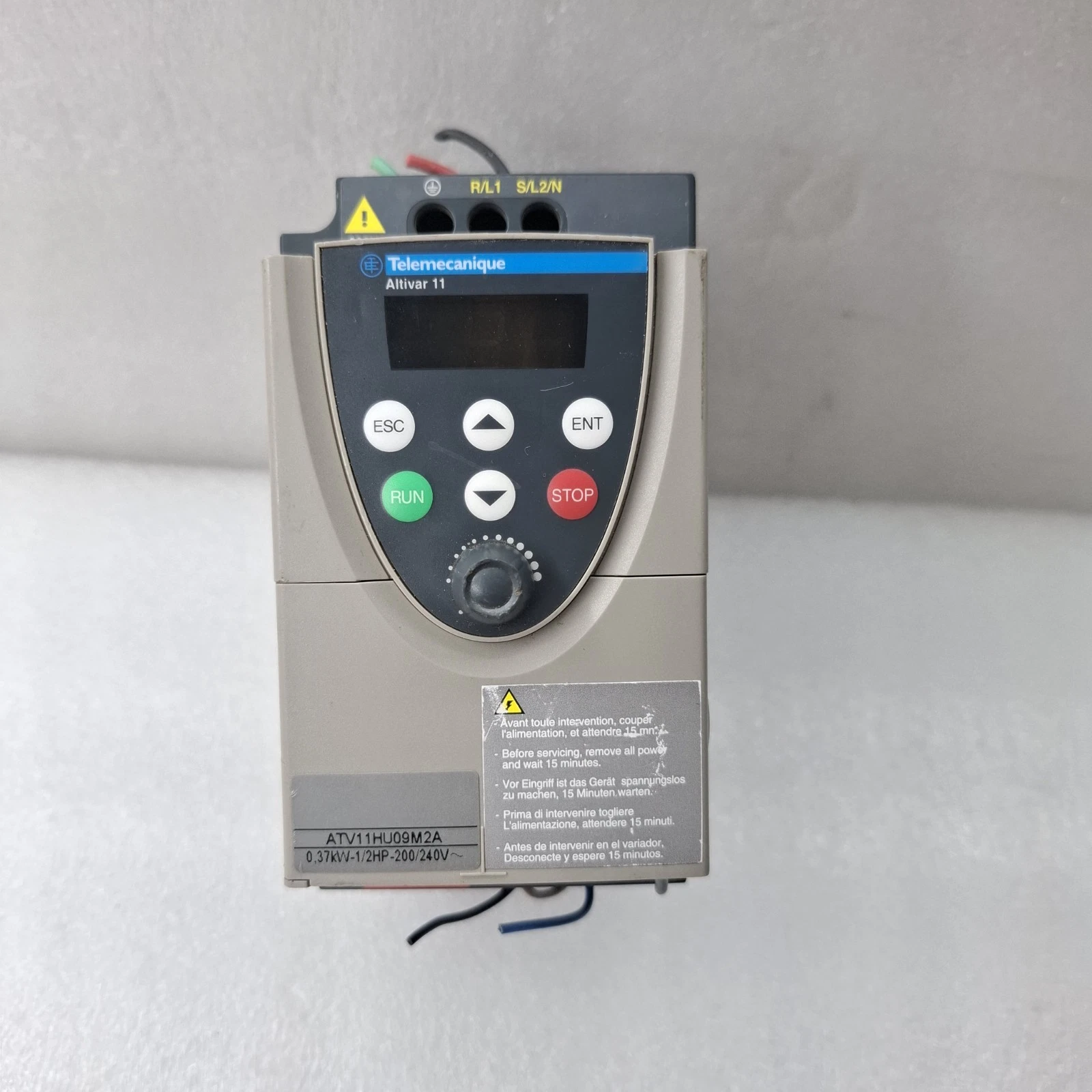 TELEMECANIQUE ALTIVAR11 ATV11HU09M2A 0.37kW-1/2HP